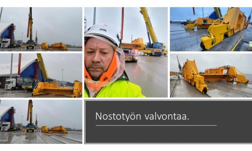 Nostotyön vSupervision of the lifting works in all season's weather.alvontaa_2023 Nostotyön vSupervision of the lifting works in all season's weather.alvontaa_2023